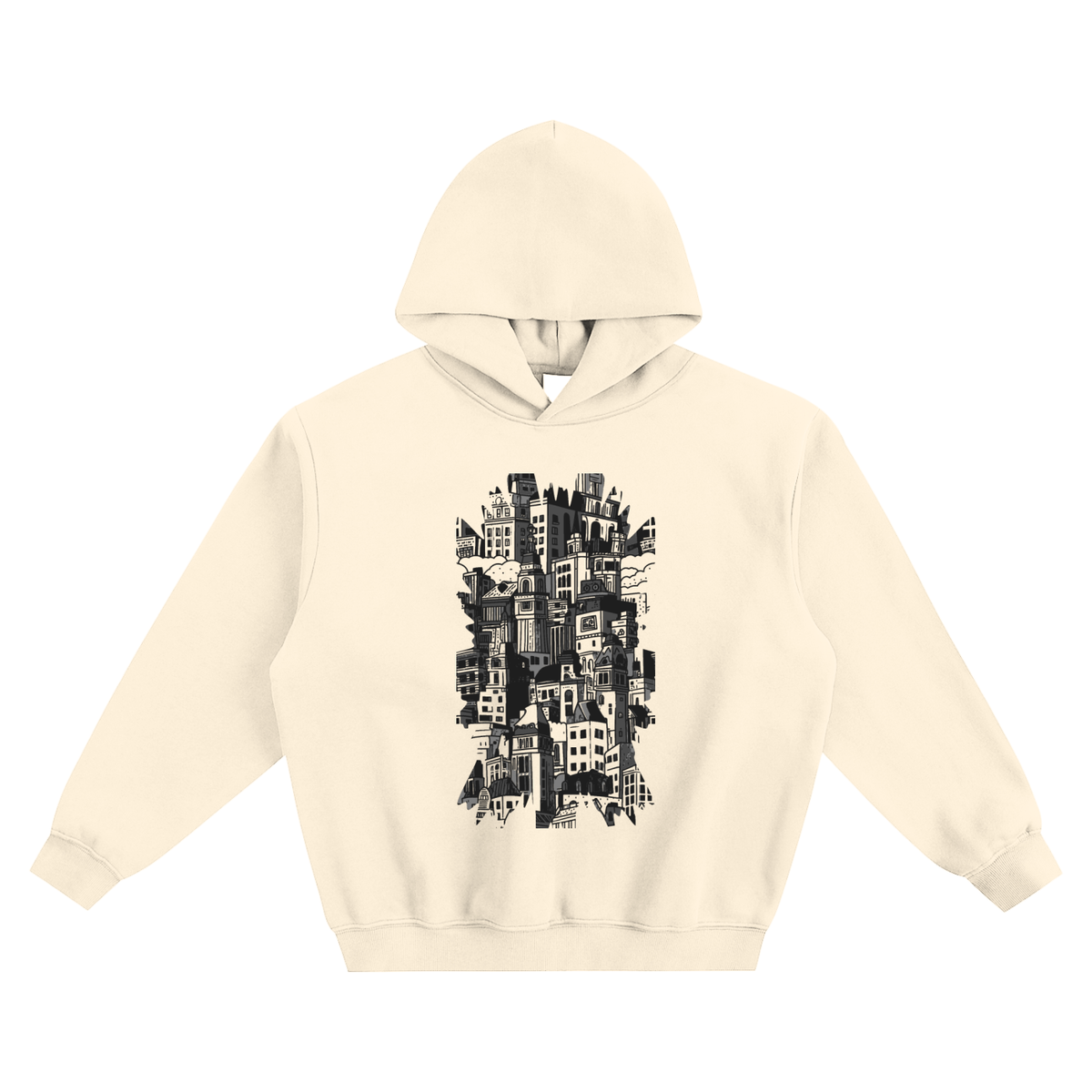 Old Town Boxy Hoodie – Consulate X, view 6 of 7