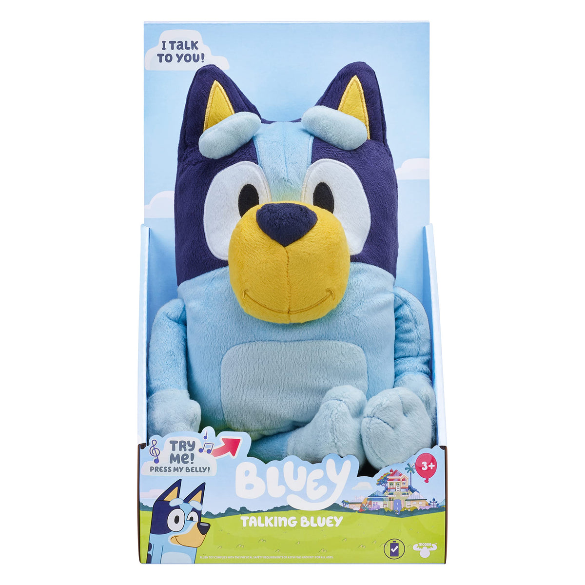 Talking Bluey - Interactive 13" Sing Along Plush – Consulate X, view 1 of 16