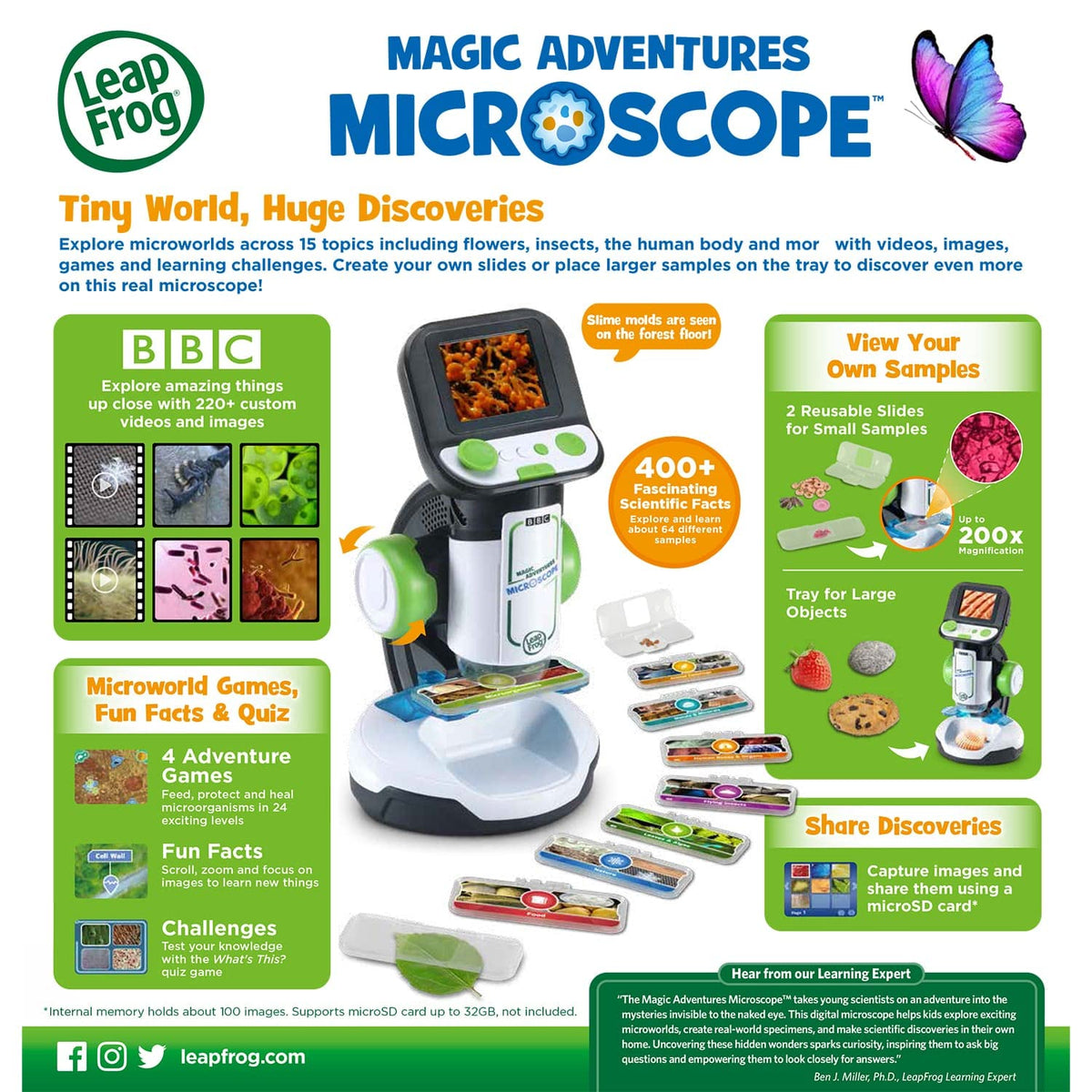 Adventures Interactive Learning Microscope with BBC Videos – Consulate X, view 9 of 11