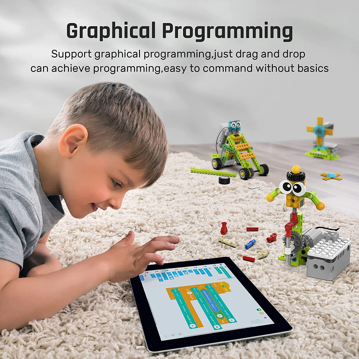 Coding Robot Master: 200+ Fun Educational Bots in 1 App-Controlled Kit with 47 Video Lessons – Consulate X, view 2 of 12