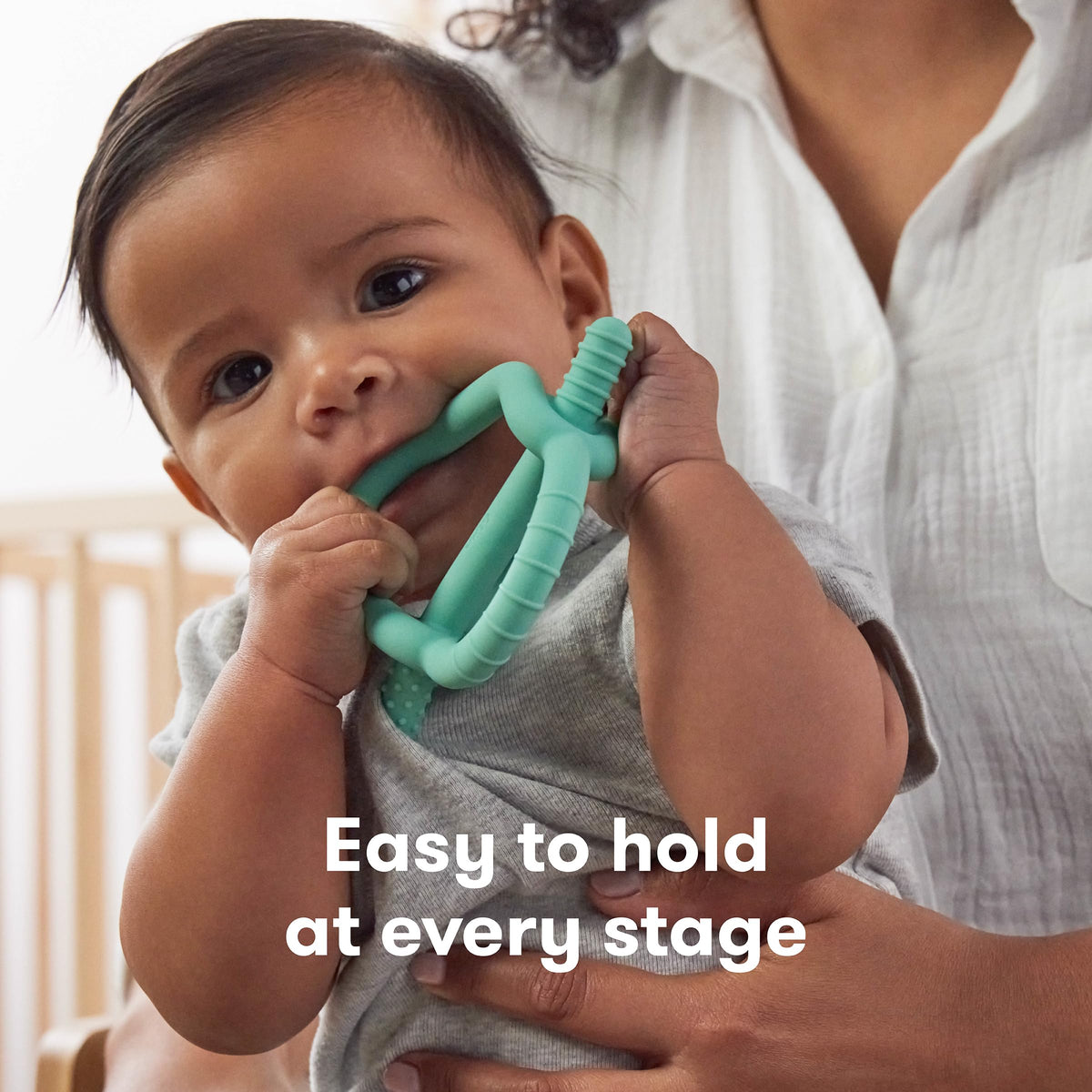 Get-A-Grip Silicone Baby Teether | Easy-Hold, BPA-Free Teething Relief – Consulate X, view 2 of 9