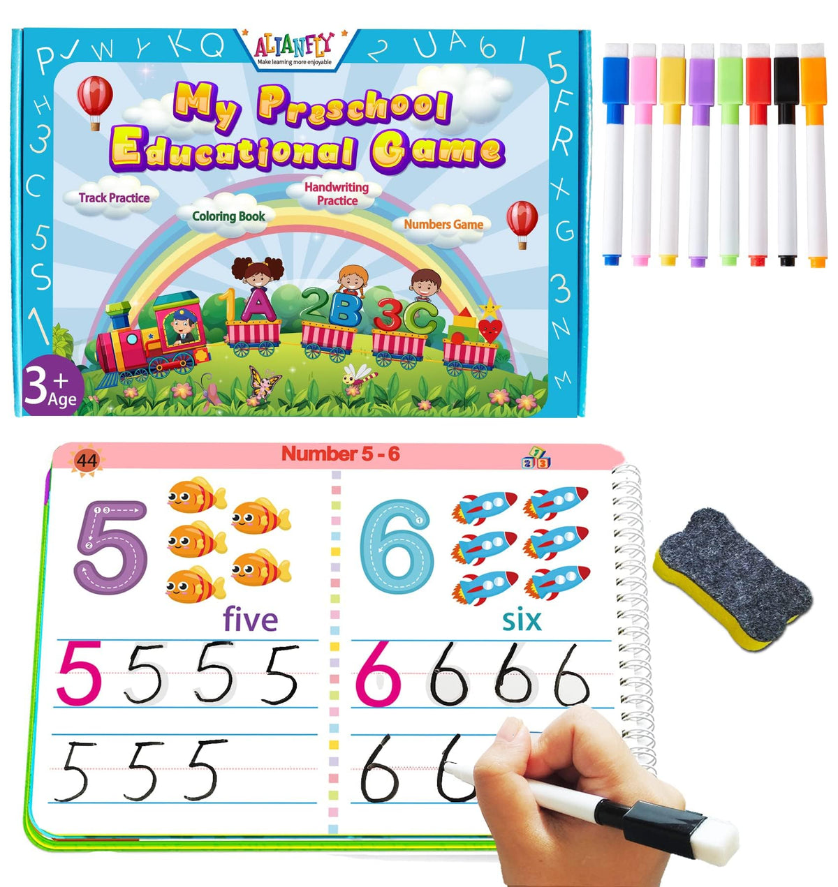 Preschool Learning Activities - First Learning Adventure Workbook – Consulate X, view 1 of 7