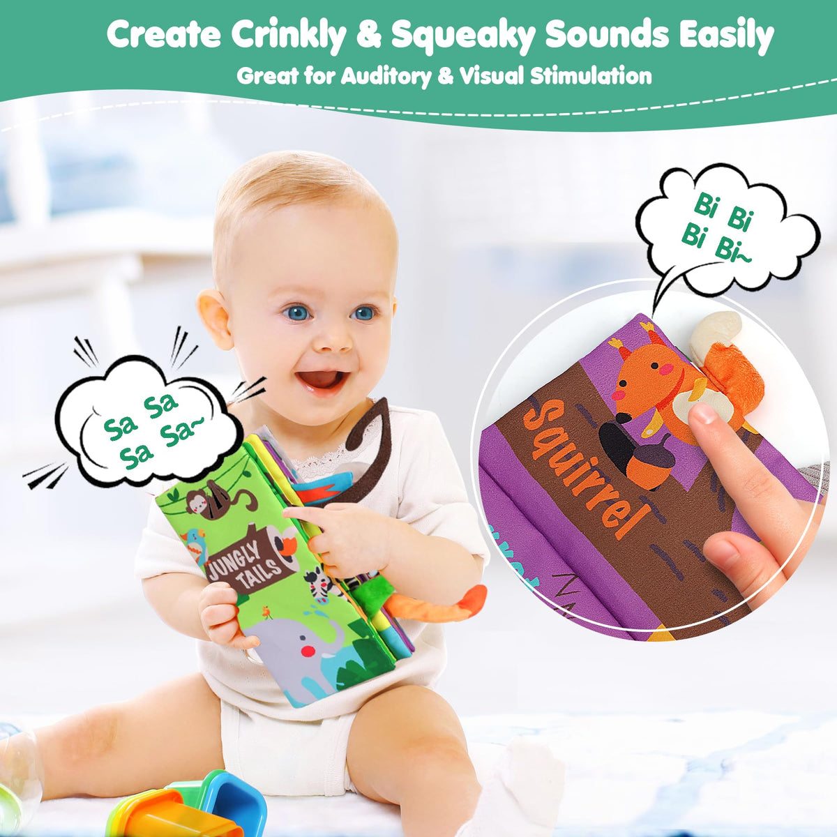 Touch and Feel Baby Soft Book – Consulate X, view 4 of 11