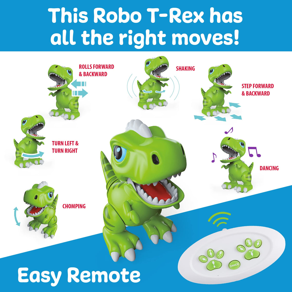 My Robo Pet T-Rex Dinosaur, Walking & Dancing Robot Dinosaur – Consulate X, view 3 of 6