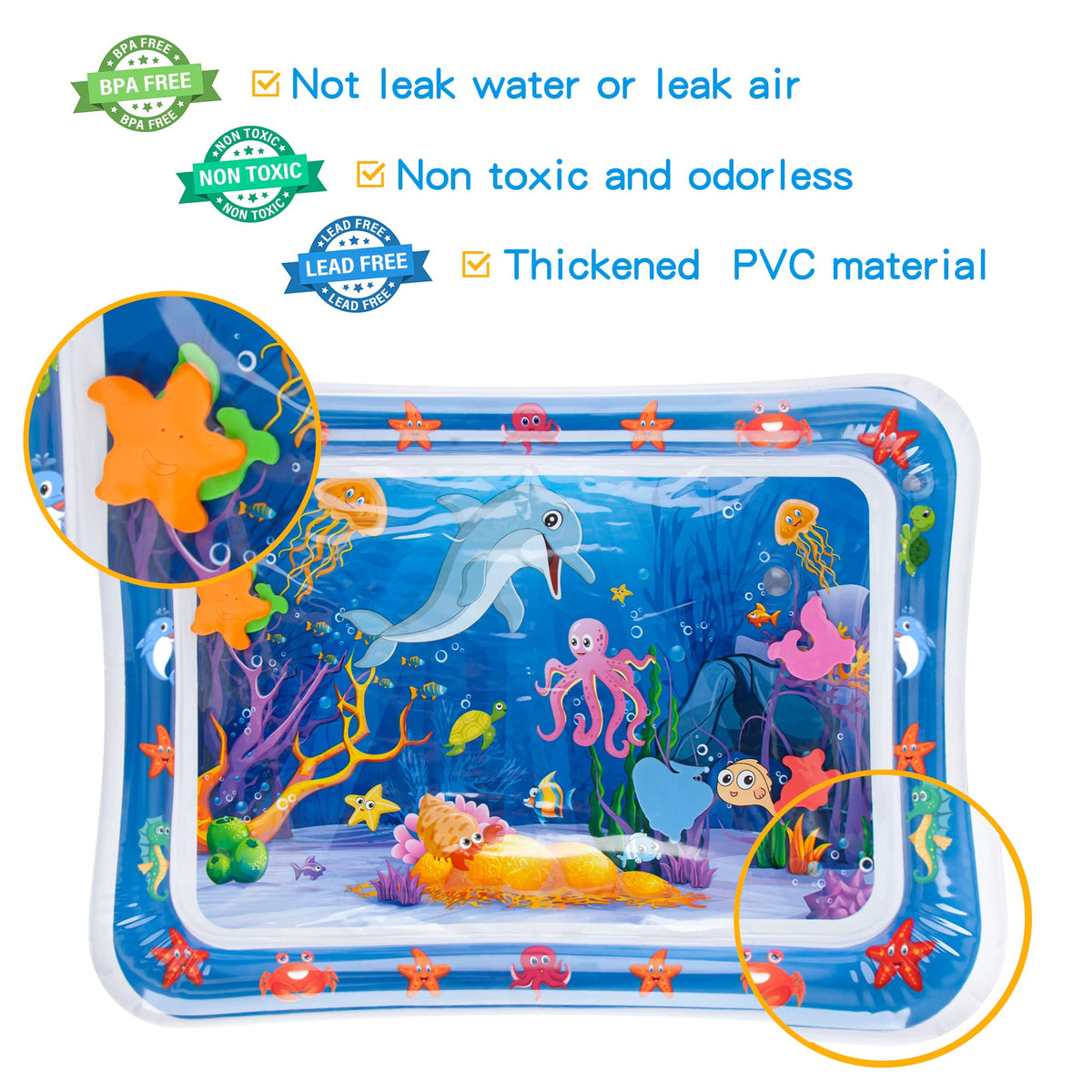 MyPool Inflatable Tummy Time Water Mat for Babies – Consulate X, view 8 of 10