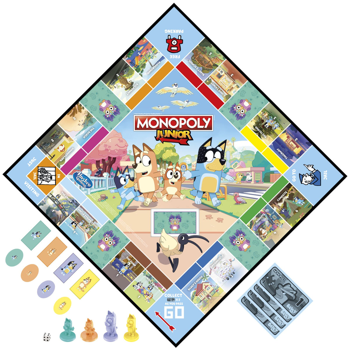 Bluey Monopoly Junior Board Game - Special Edition – Consulate X, view 3 of 16