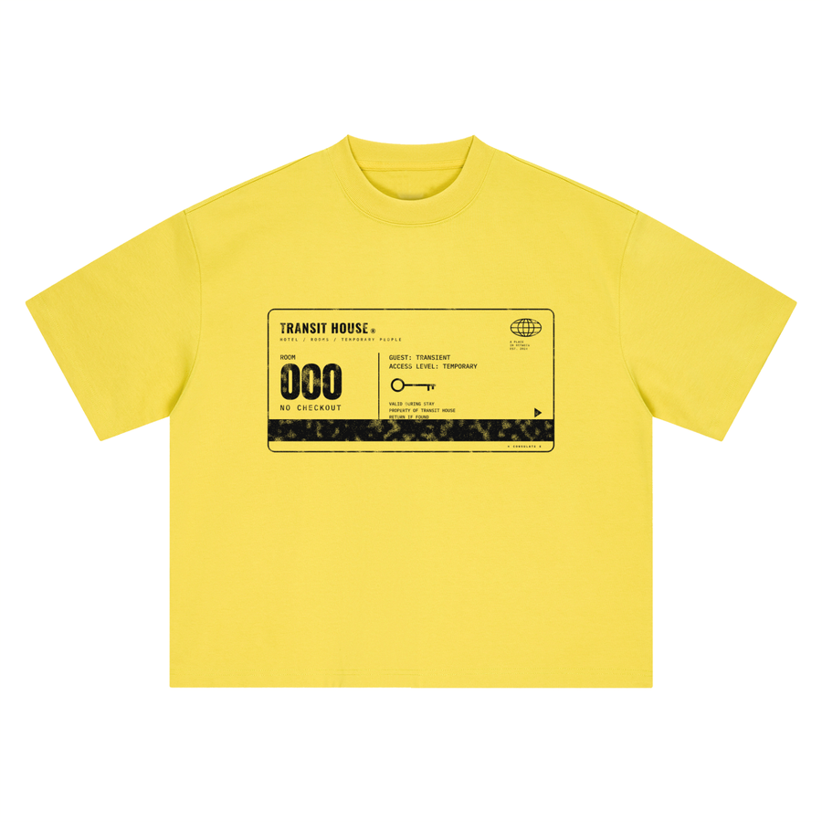 Transit House Key Card Heavyweight Tee - White – Consulate X