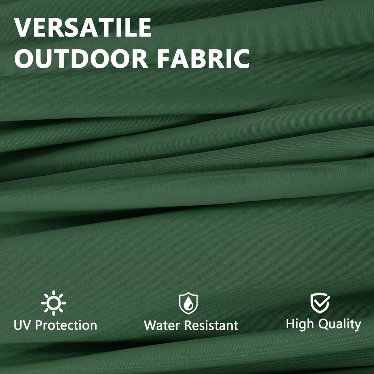 Ainfox 13ft Large Patio Umbrella, Outdoor Double-Sided Rectangle Market Heavy Duty Umbrellas without Base – Consulate X, view 7 of 24