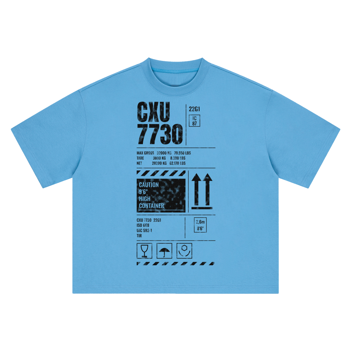 CXU 7730 Container Heavyweight Tee - White – Consulate X, view 7 of 8