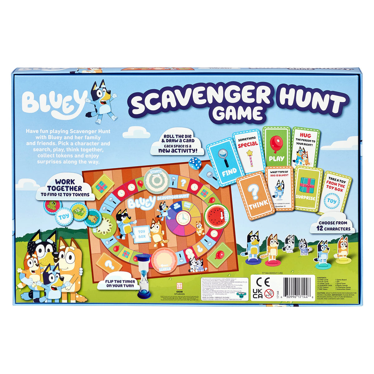 Bluey Scavenger Hunt Board Game – Consulate X, view 4 of 7