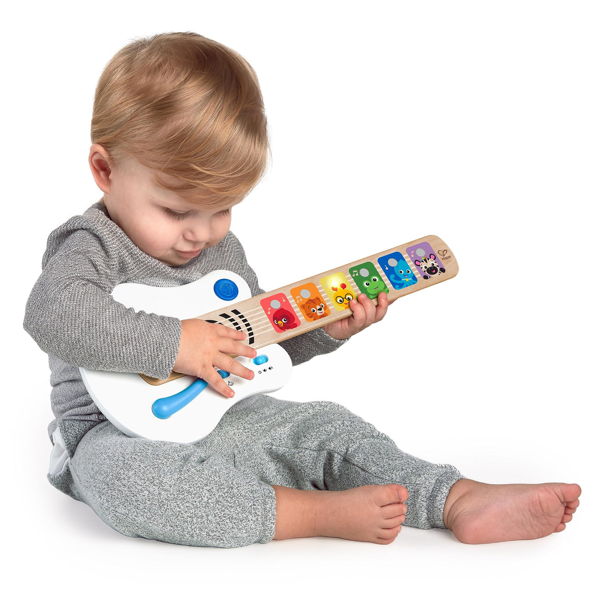 Light Up Strum Along Magic Touch Wooden Guitar – Consulate X, view 2 of 9