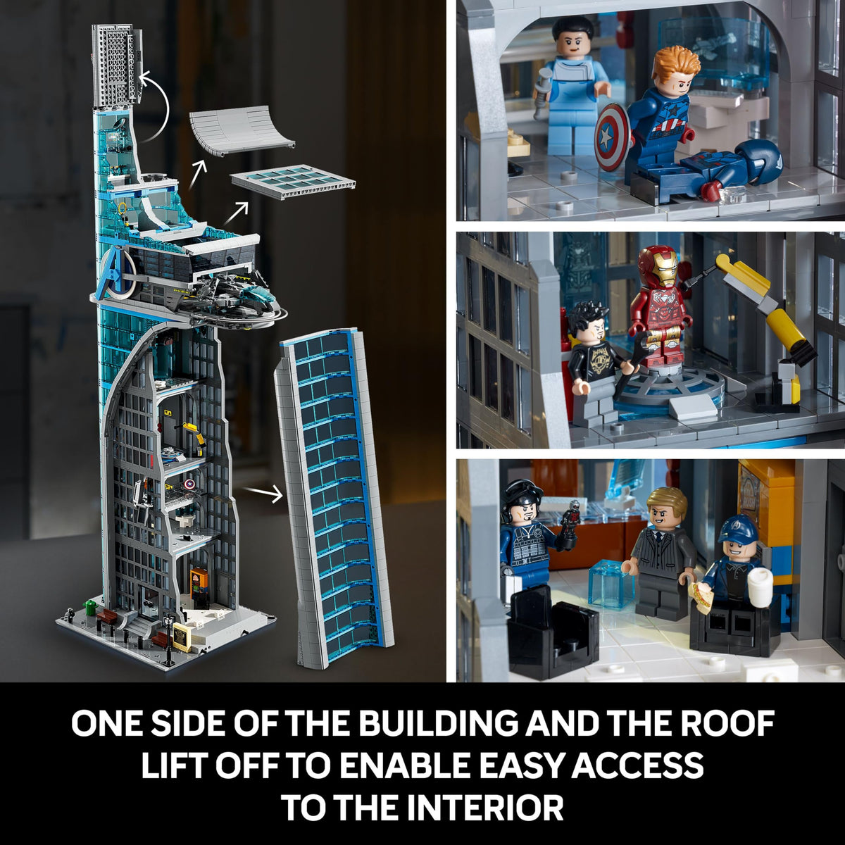 Epic Marvel Avengers Tower LEGO Set – Consulate X, view 4 of 5