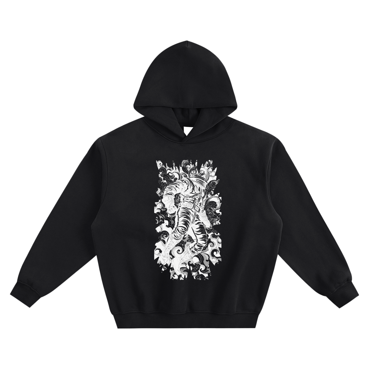 Spacewalk Boxy Hoodie – Consulate X, view 1 of 7