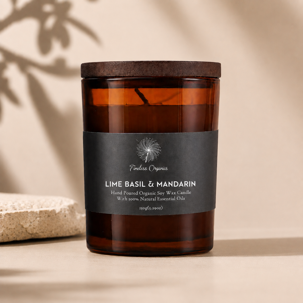 Timeless Candle - Lime + Basil + Mandarin – Consulate X, view 1 of 5