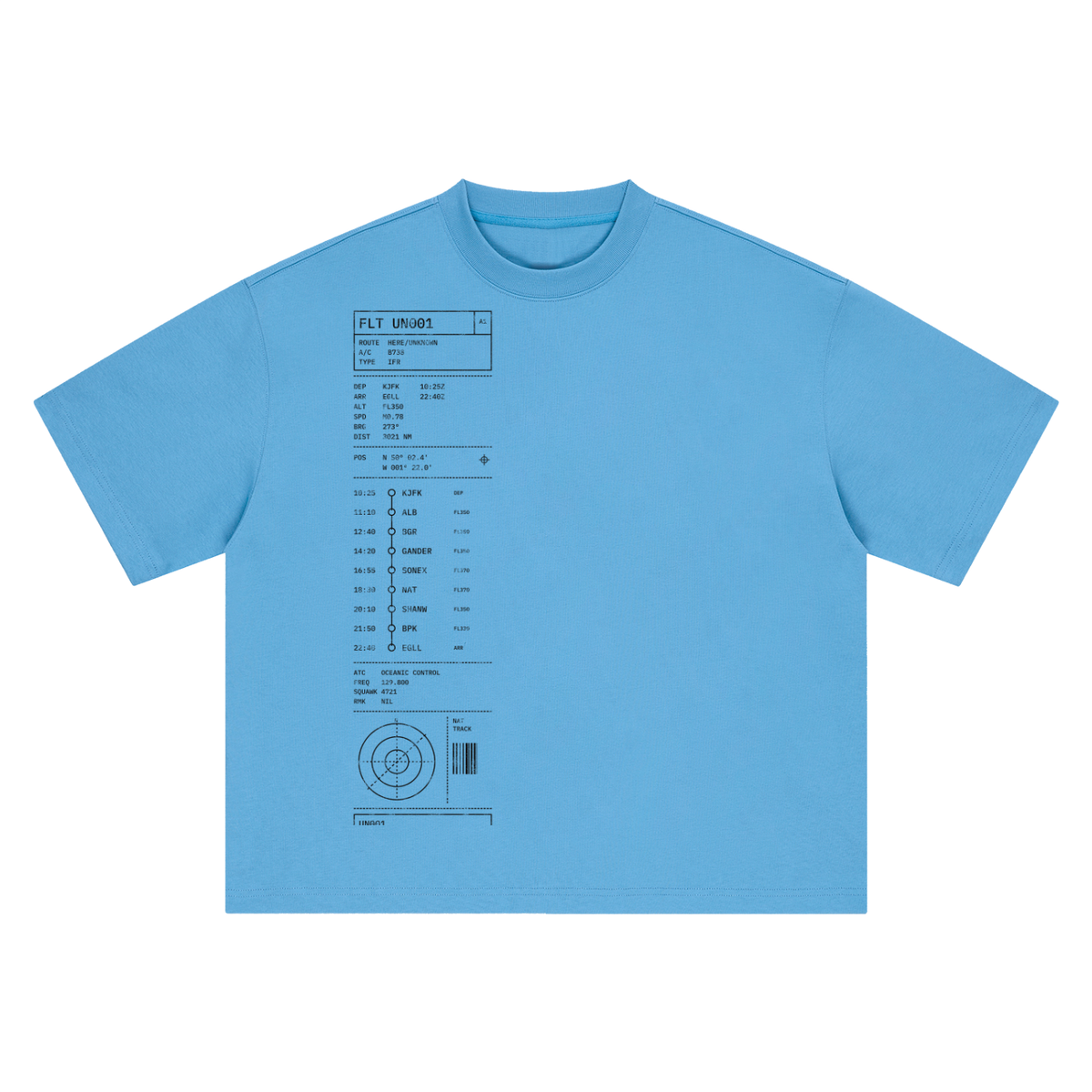 Flight Plan UN001 Heavyweight Tee - White – Consulate X, view 7 of 8