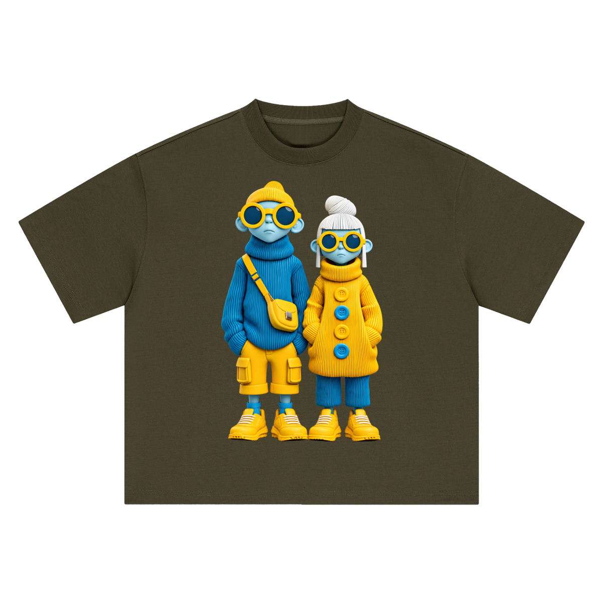 Knit Crew Heavyweight Tee – Consulate X, view 9 of 14