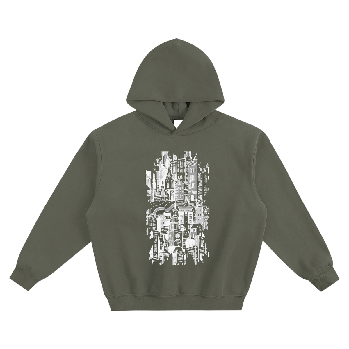 River Quarter Boxy Hoodie – Consulate X, view 4 of 7