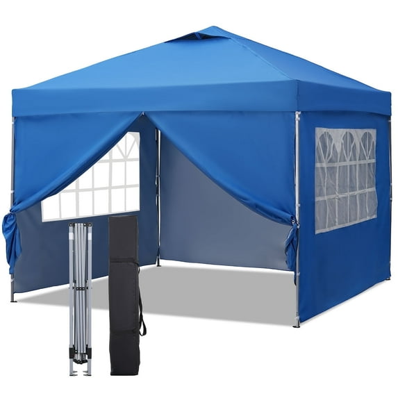 Ainfox 10 x 10 ft Pop up Canopy Tent with Sidewalls,Instant Outdoor Canopies,Shade Tents with Carrying Bag – Consulate X, view 1 of 18