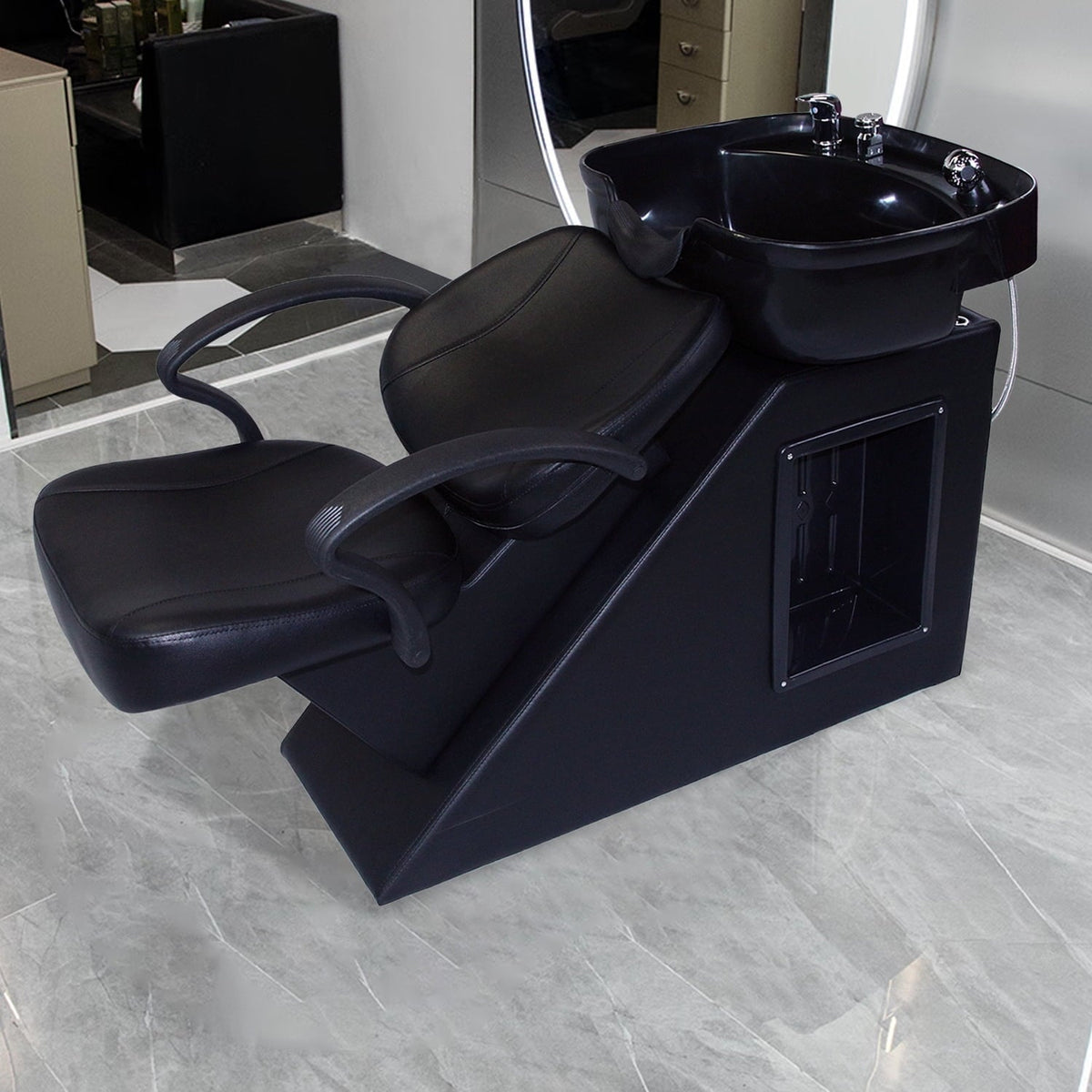 Ainfox Salon Backwash Barber Chair Shampoo Chair Beauty Spa Equipment – Consulate X, view 1 of 7