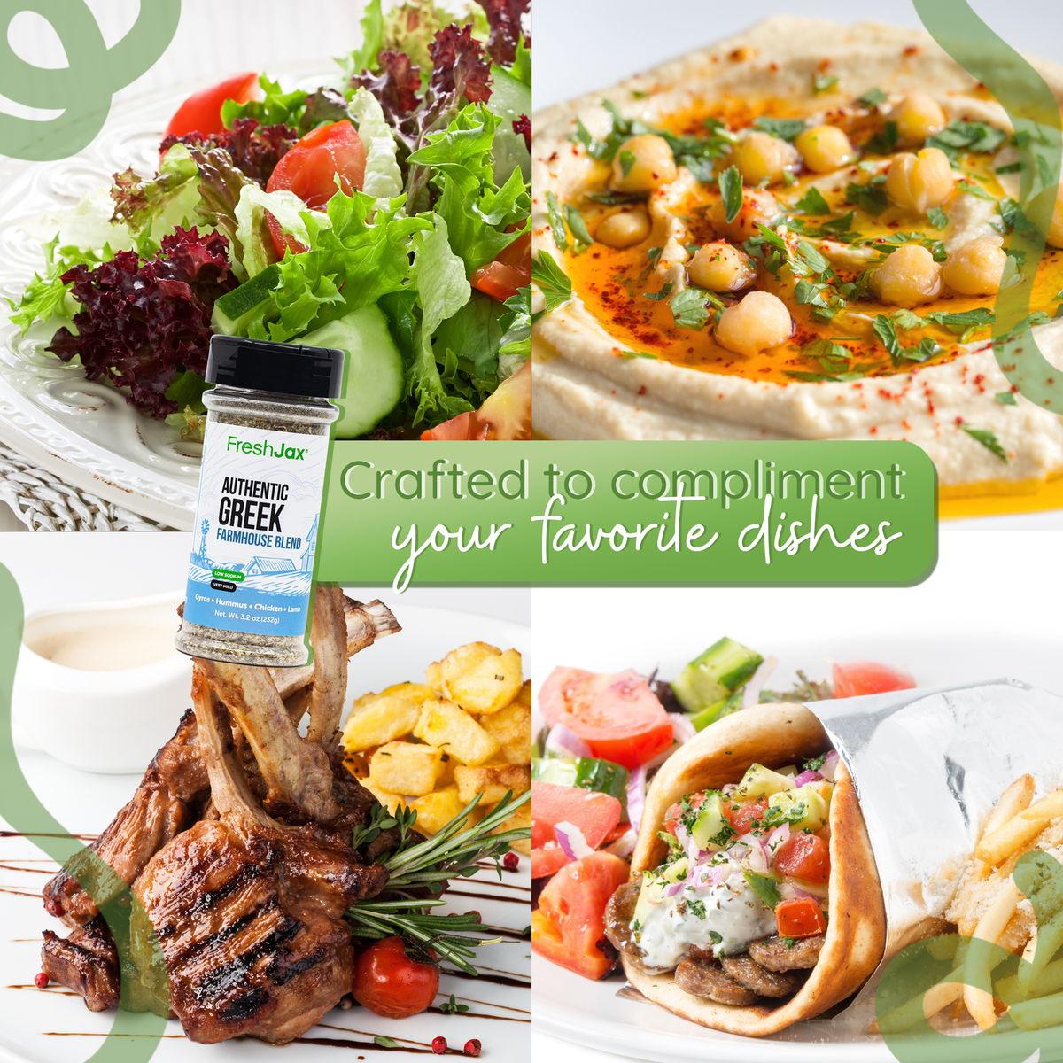 Authentic Greek Seasoning | Low Sodium, GLP-1 Friendly Mediterranean Herb Mix – Consulate X, view 2 of 5