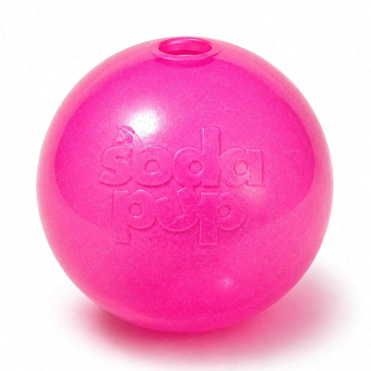 Glitter Ball 3-Pack Dog Toy | Soft PUP-X Rubber Floating Fetch Ball with Treat Dispenser | USA Made – Consulate X, view 10 of 13