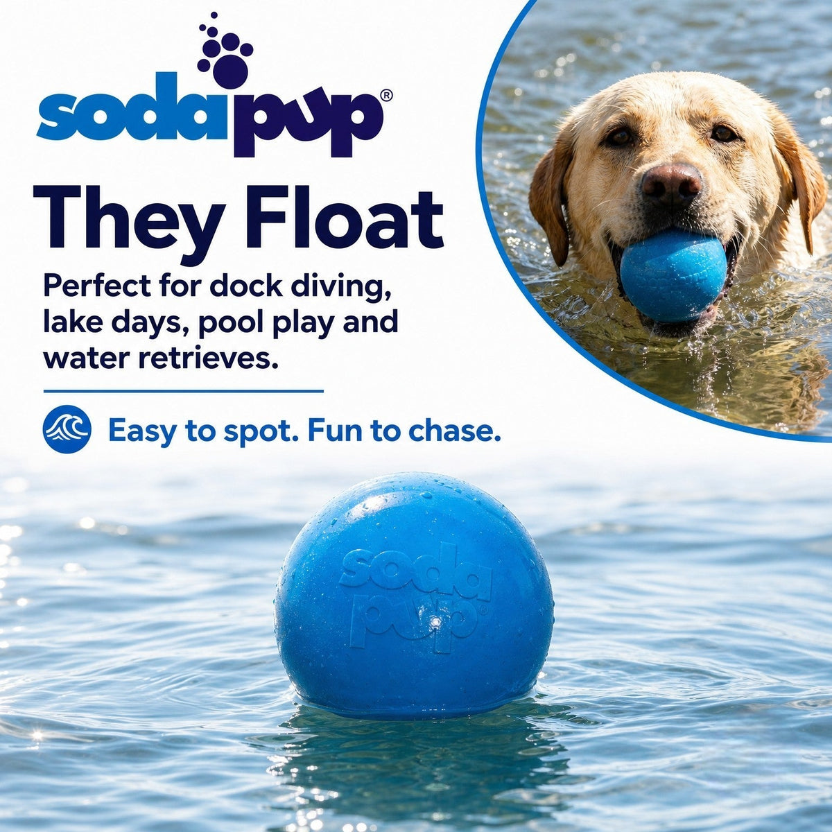Glitter Ball 3-Pack Dog Toy | Soft PUP-X Rubber Floating Fetch Ball with Treat Dispenser | USA Made – Consulate X, view 6 of 13