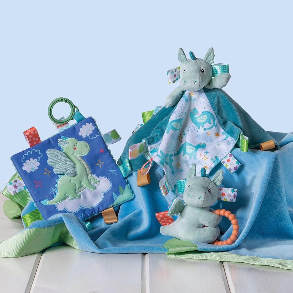Soft Sensory Plush Baby Toy with Rattles & Teething Features for Infants – Consulate X, view 2 of 7