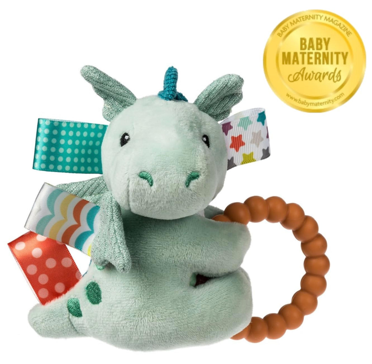 Soft Sensory Plush Baby Toy with Rattles & Teething Features for Infants – Consulate X, view 4 of 7