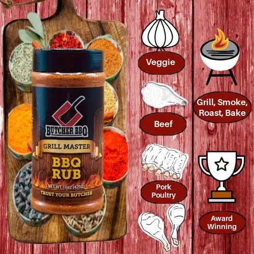 Butcher BBQ All-Purpose BBQ Rub — Beef, Pork, Chicken & Turkey – Consulate X, view 5 of 7