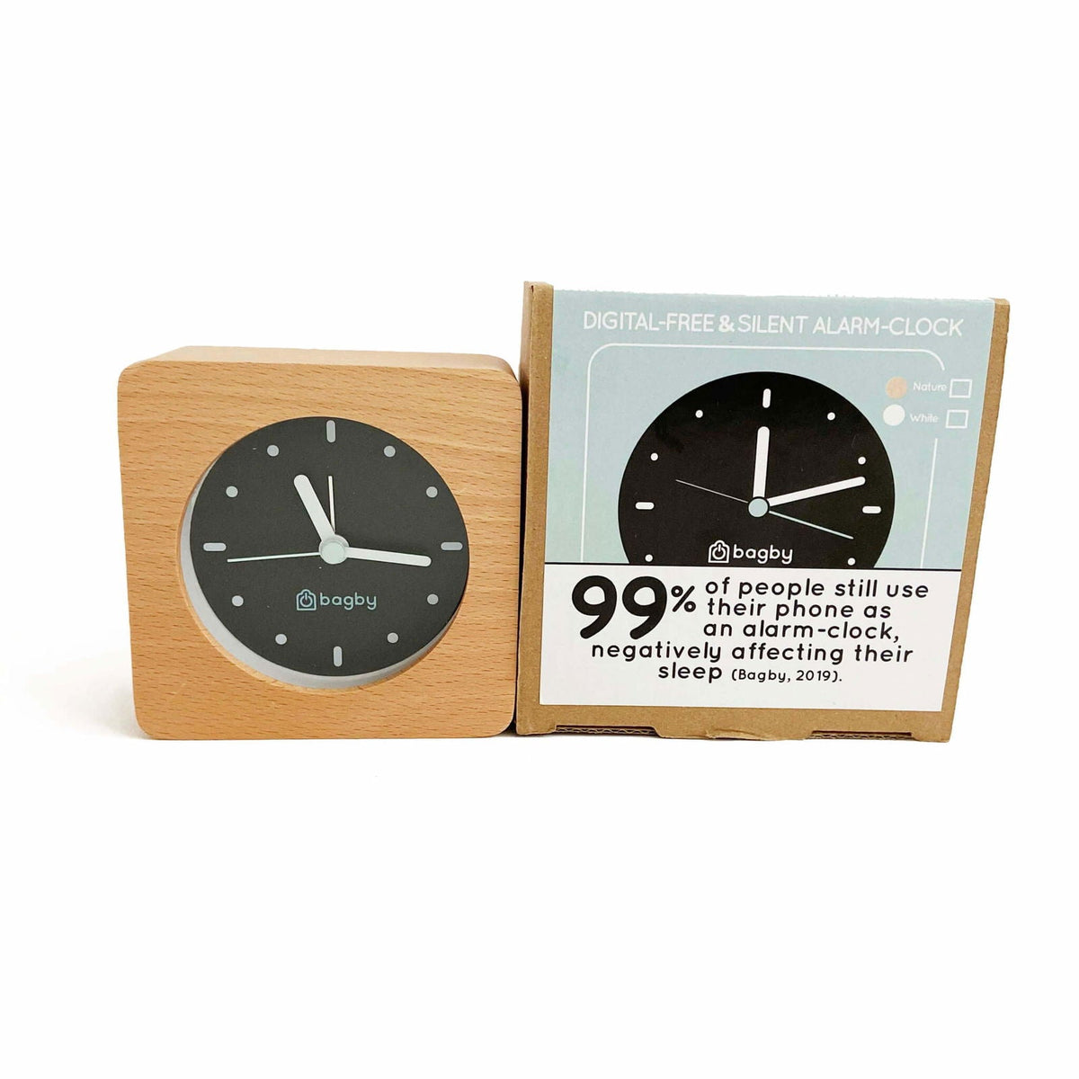 Bagby MINIMALIST - Silent Alarm Clock – Consulate X, view 12 of 26
