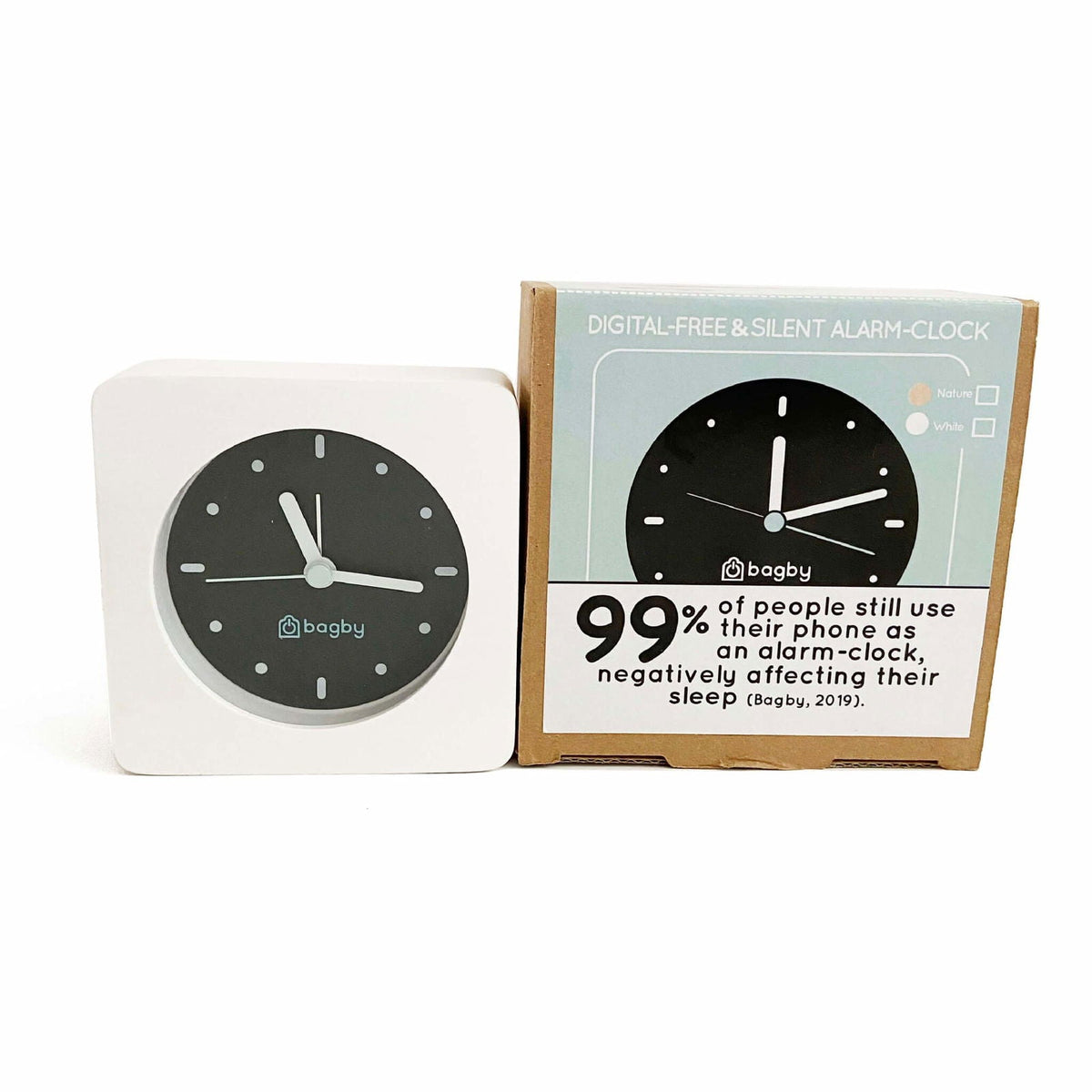 Bagby MINIMALIST - Silent Alarm Clock – Consulate X, view 14 of 26