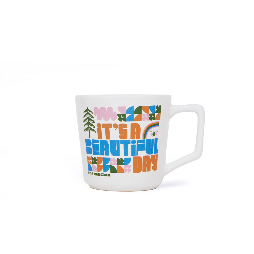 Lisa Congdon - 12 oz Angle Drip Mug – Consulate X, view 1 of 2