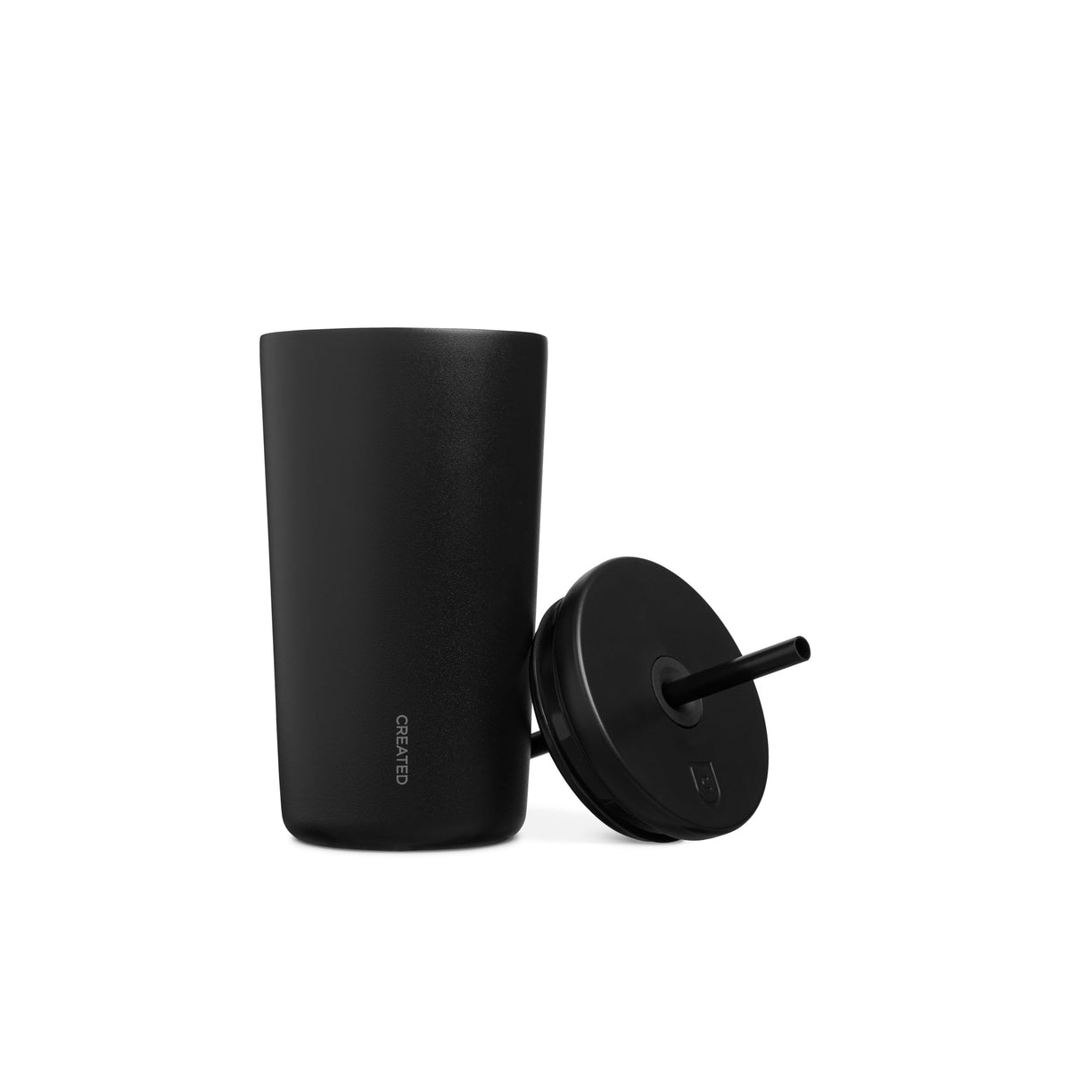 16oz Cold Cup - Black – Consulate X, view 2 of 3