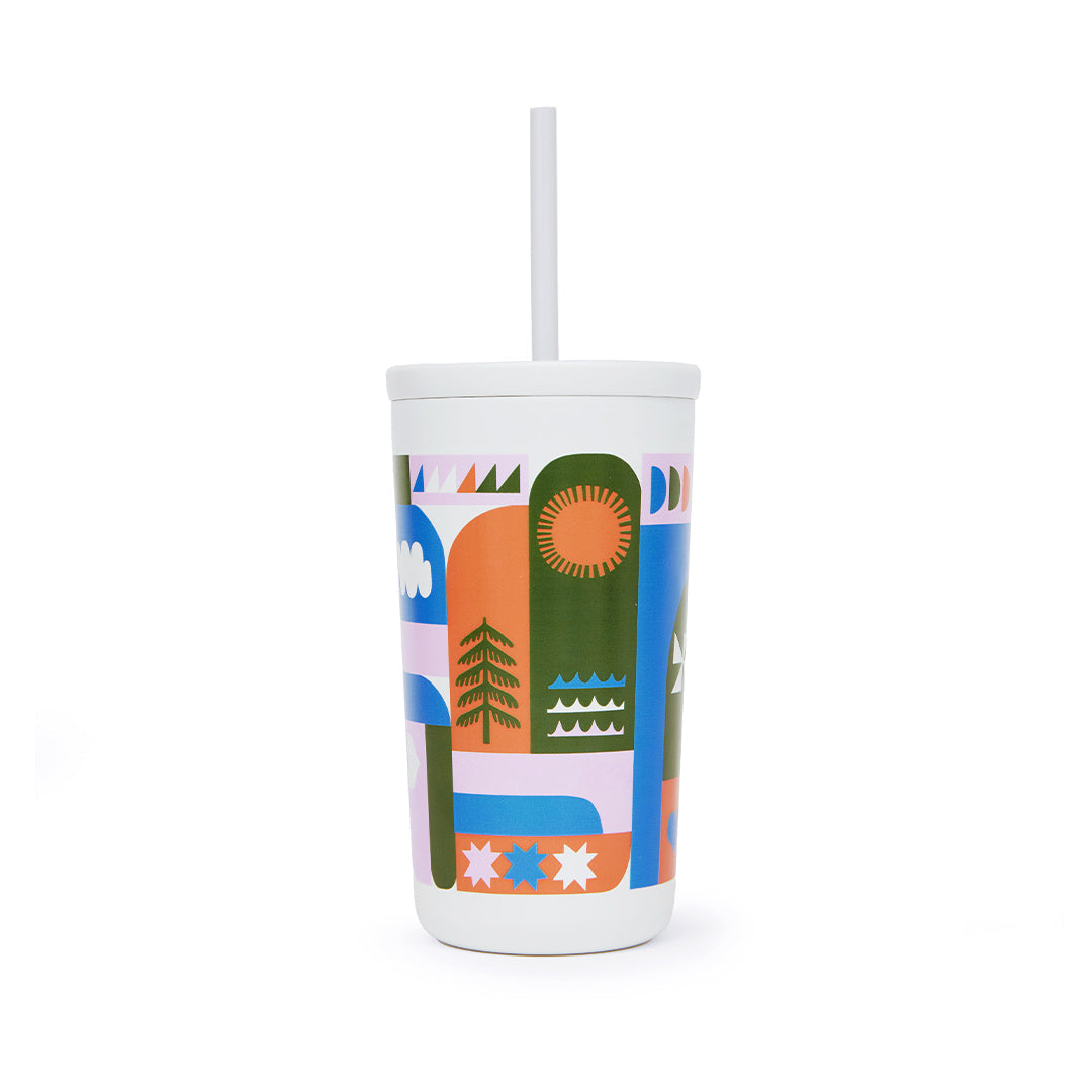 Lisa Congdon - 16 oz Cold Cup – Consulate X, view 1 of 3
