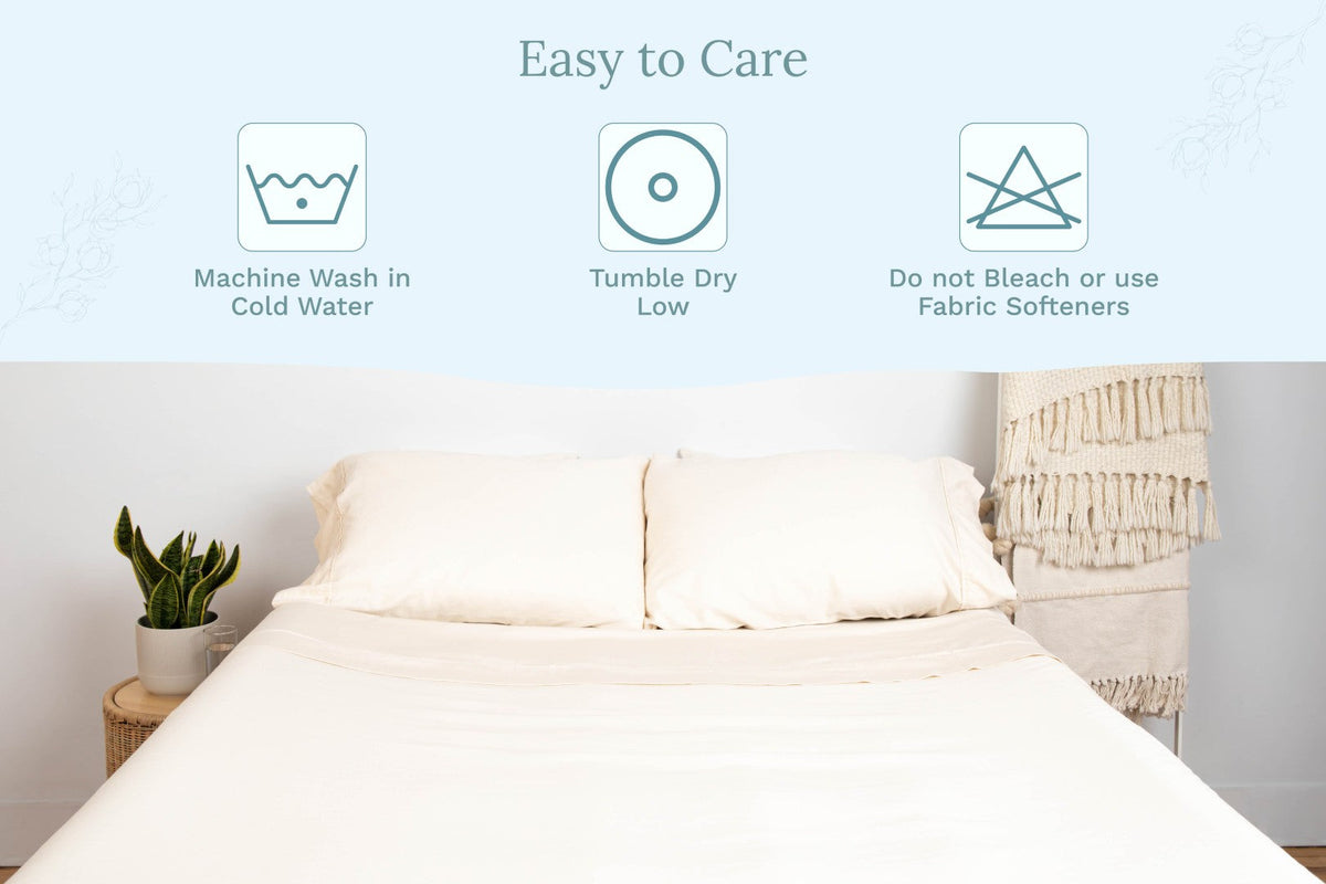 Organic Sateen Bed Sheets Set – Consulate X, view 14 of 28