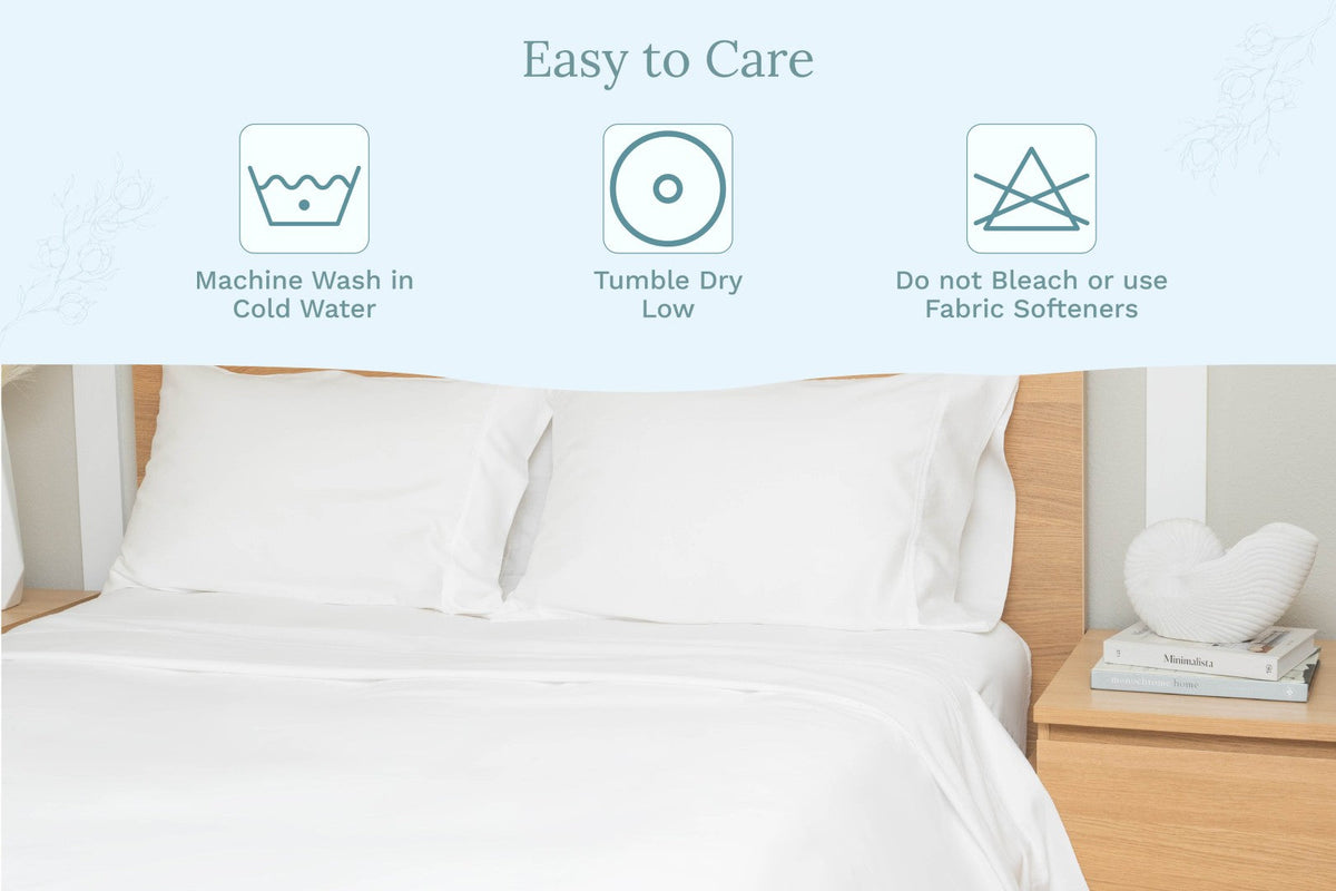 Organic Sateen Bed Sheets Set – Consulate X, view 28 of 28