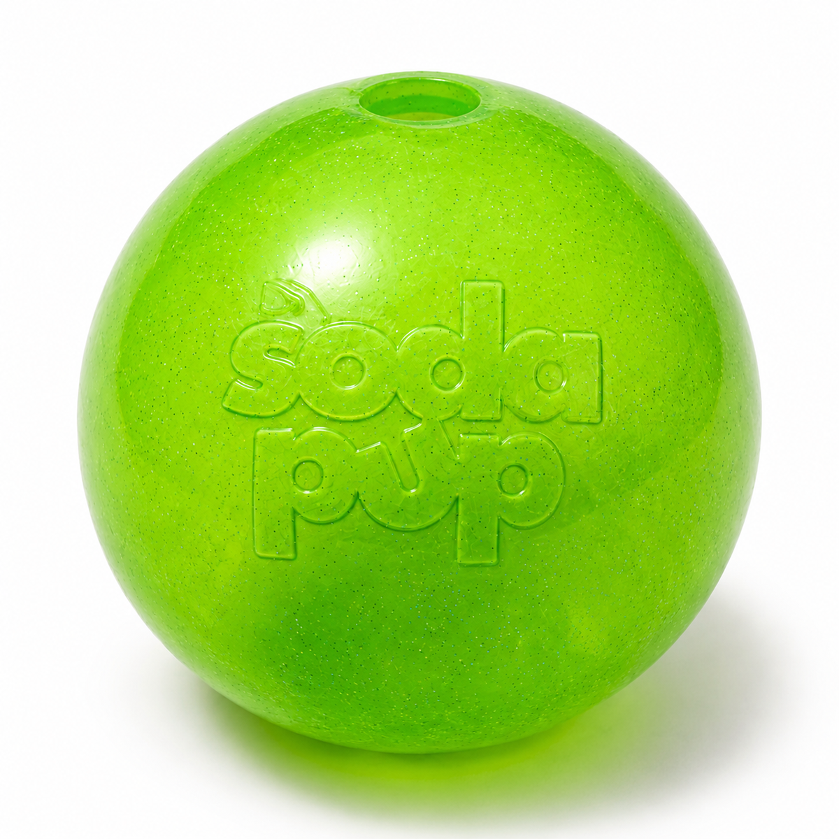 Glitter Ball  Dog Toy | Soft PUP-X Rubber Floating Fetch Ball with Treat Dispenser | USA Made – Consulate X, view 10 of 15