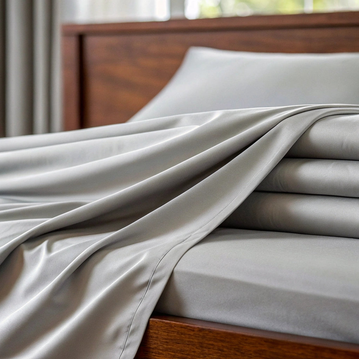 Copper Infused Bamboo Sheet Set | Cooling Comfort – Consulate X, view 8 of 27