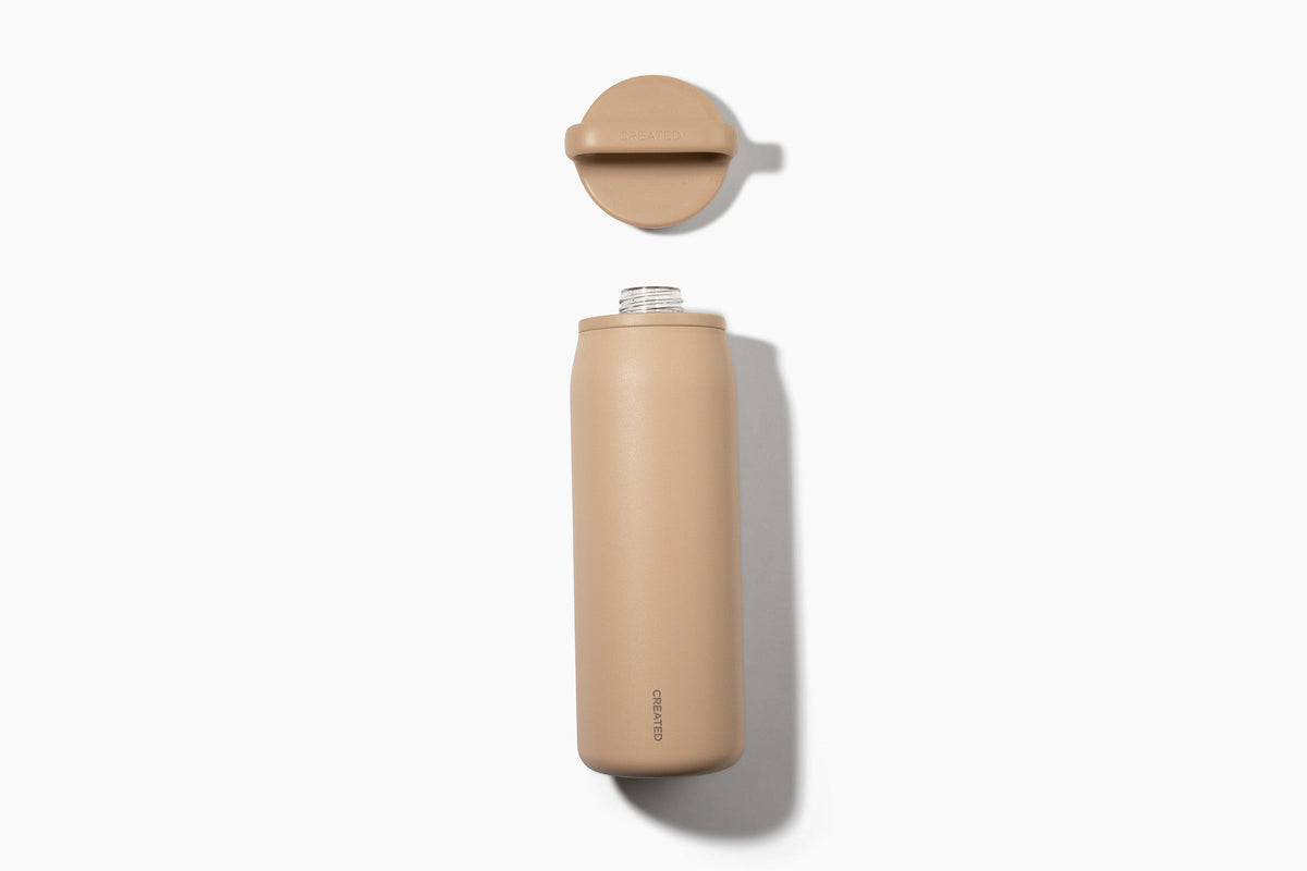 26oz Wander Water Bottle - Desert Tan – Consulate X, view 2 of 2