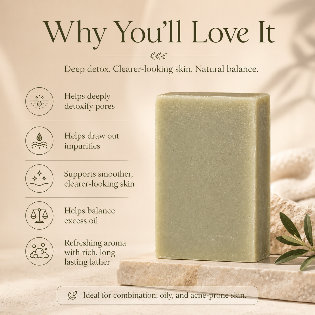 Bamboo + Bentonite Mud Bar – Consulate X, view 4 of 4
