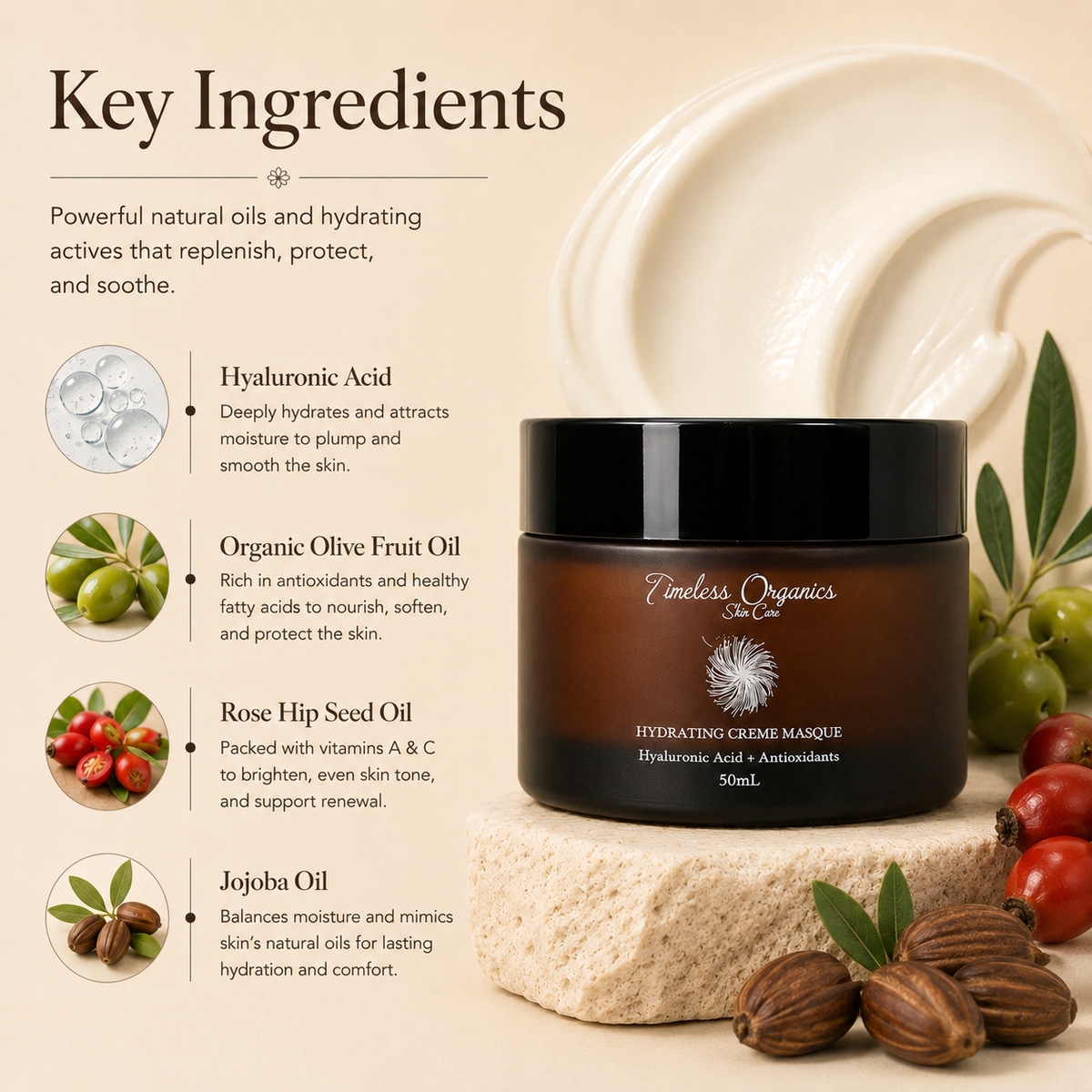 Deep Hydration + Antioxidant Creme Masque – Consulate X, view 3 of 3