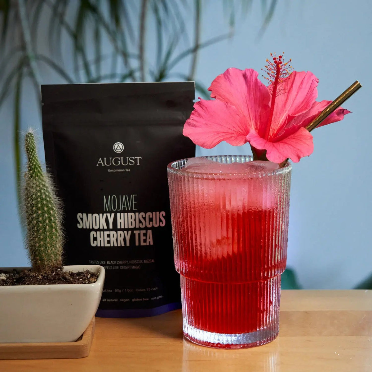 Mojave - Smoky Hibiscus Cherry Tea (Very Low Caffeine) – Consulate X, view 2 of 4