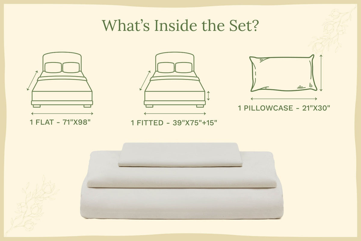 Organic Sateen Bed Sheets Set – Consulate X, view 6 of 28