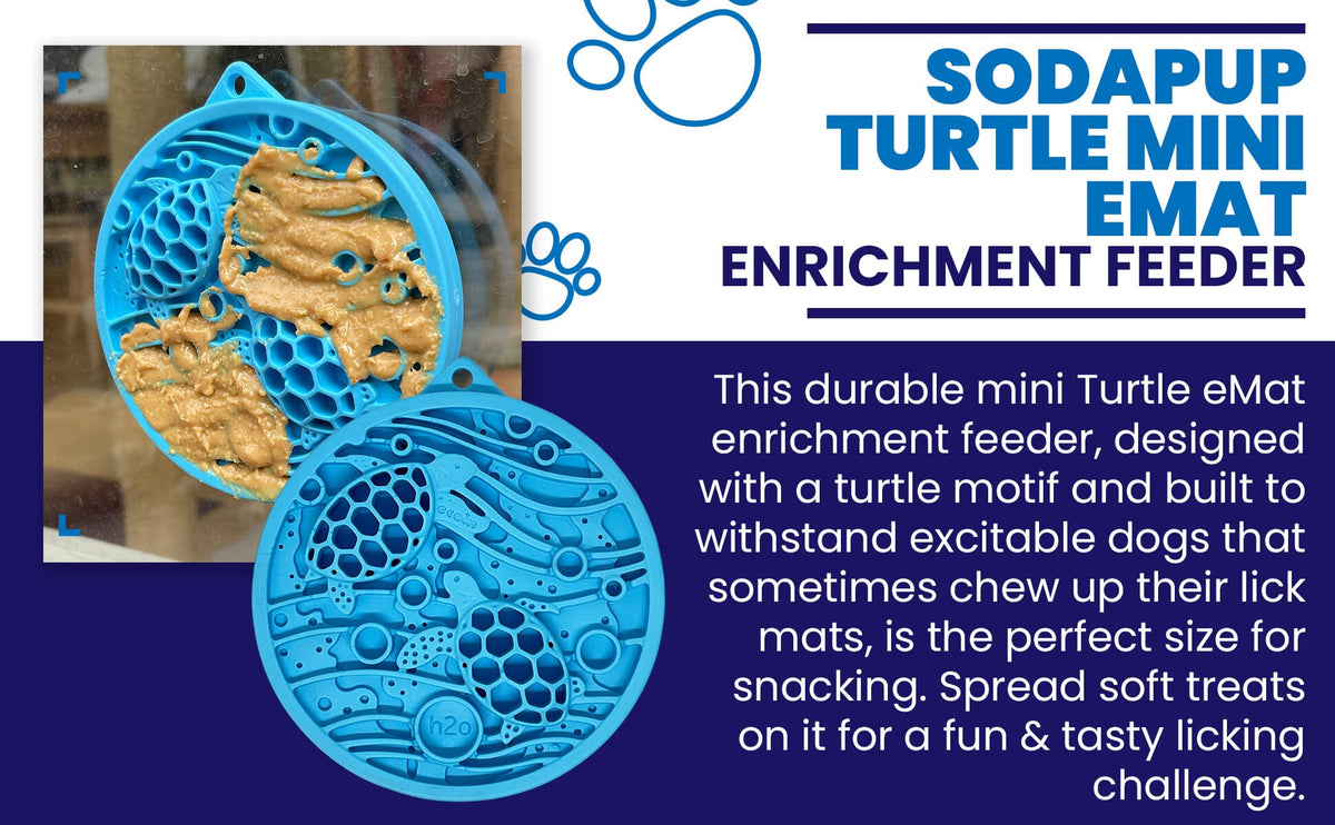Turtle eMat-Mini Lick Mat with Suction Cups - Small Dogs & Cats | USA – Consulate X, view 12 of 12