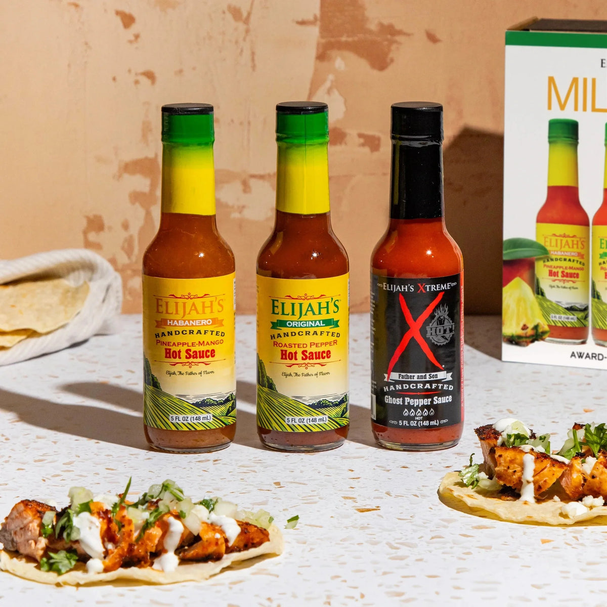 Mild & Hot Trio Hot Sauce Set – Consulate X, view 3 of 8