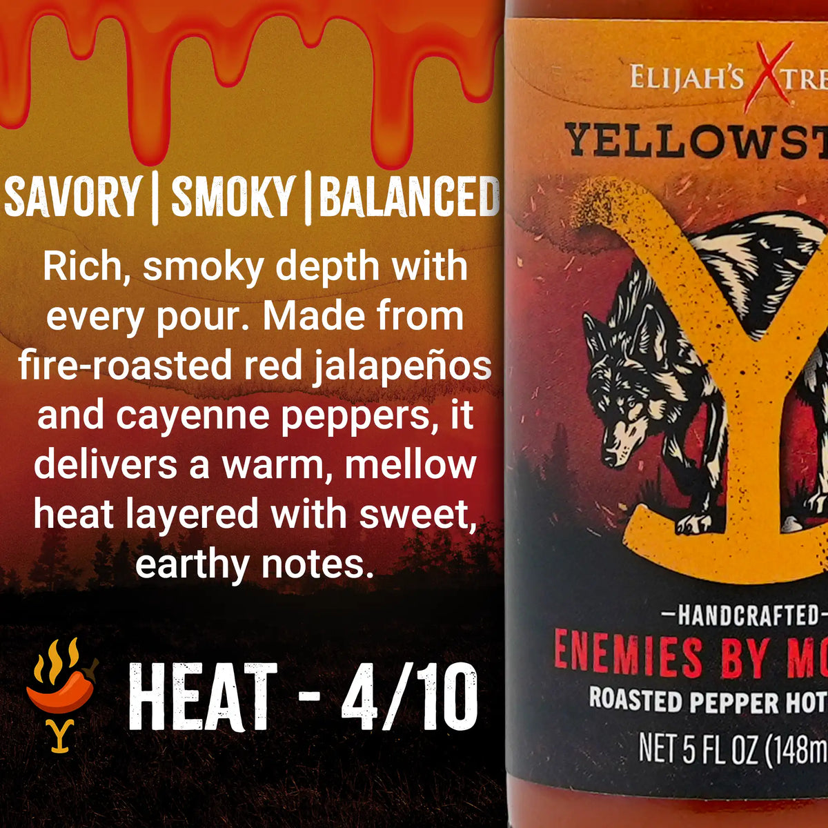 Yellowstone Hot Sauce Variety Pack 4 Bottles – Consulate X, view 8 of 10