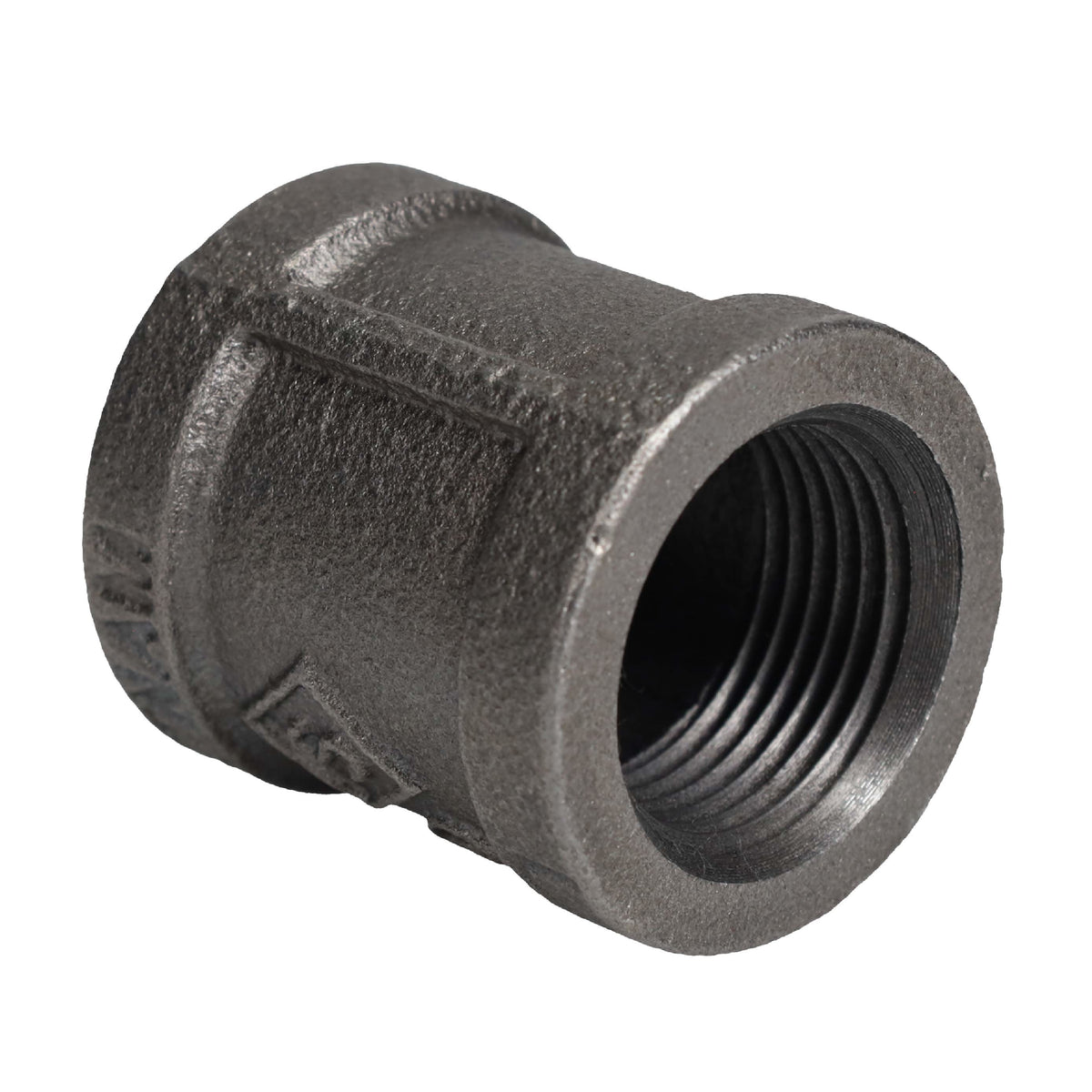 1/2 in. Black Right Left Coupling – Consulate X, view 1 of 8