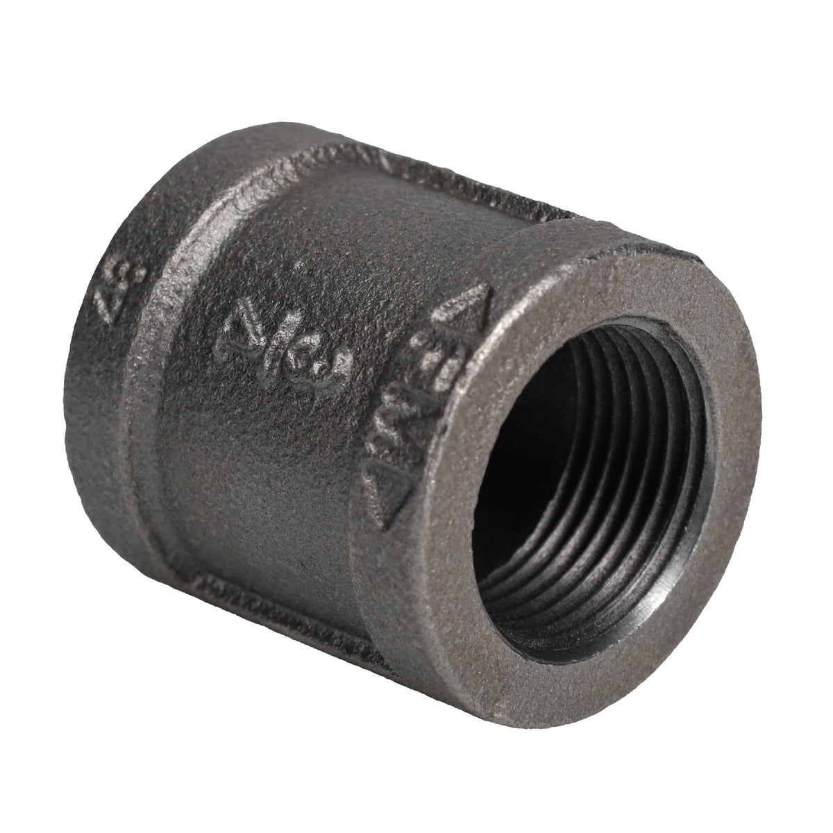 3/4 in. Black Right Left Coupling – Consulate X, view 1 of 8