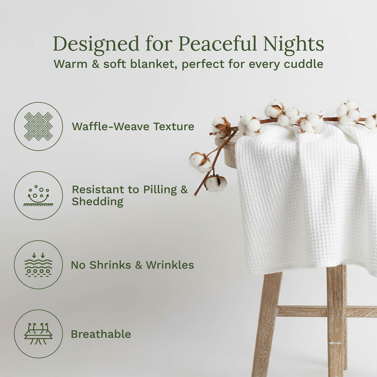 Waffle Weave Blanket – Consulate X, view 25 of 42