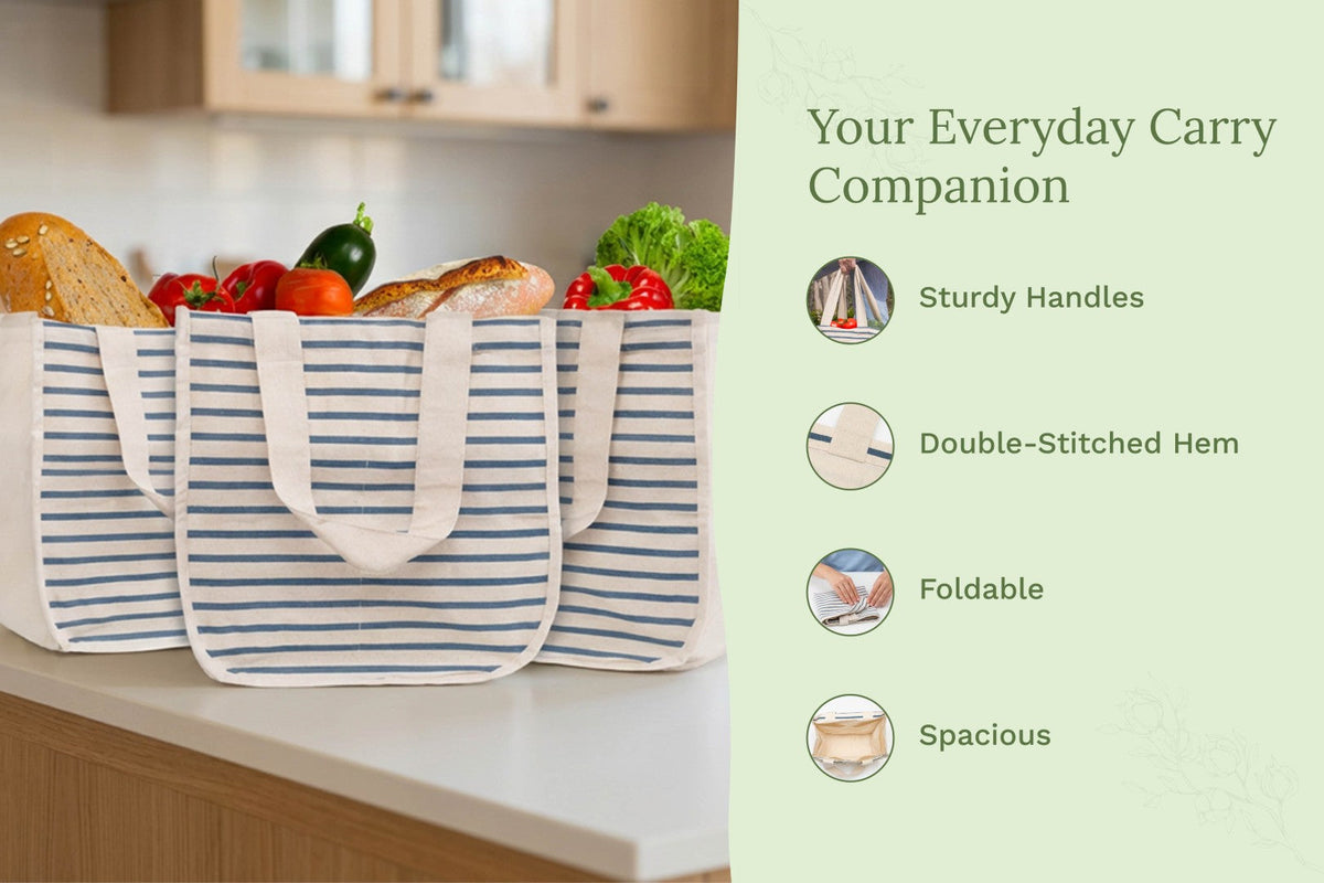 Canvas Grocery Tote Bags – Consulate X, view 15 of 19